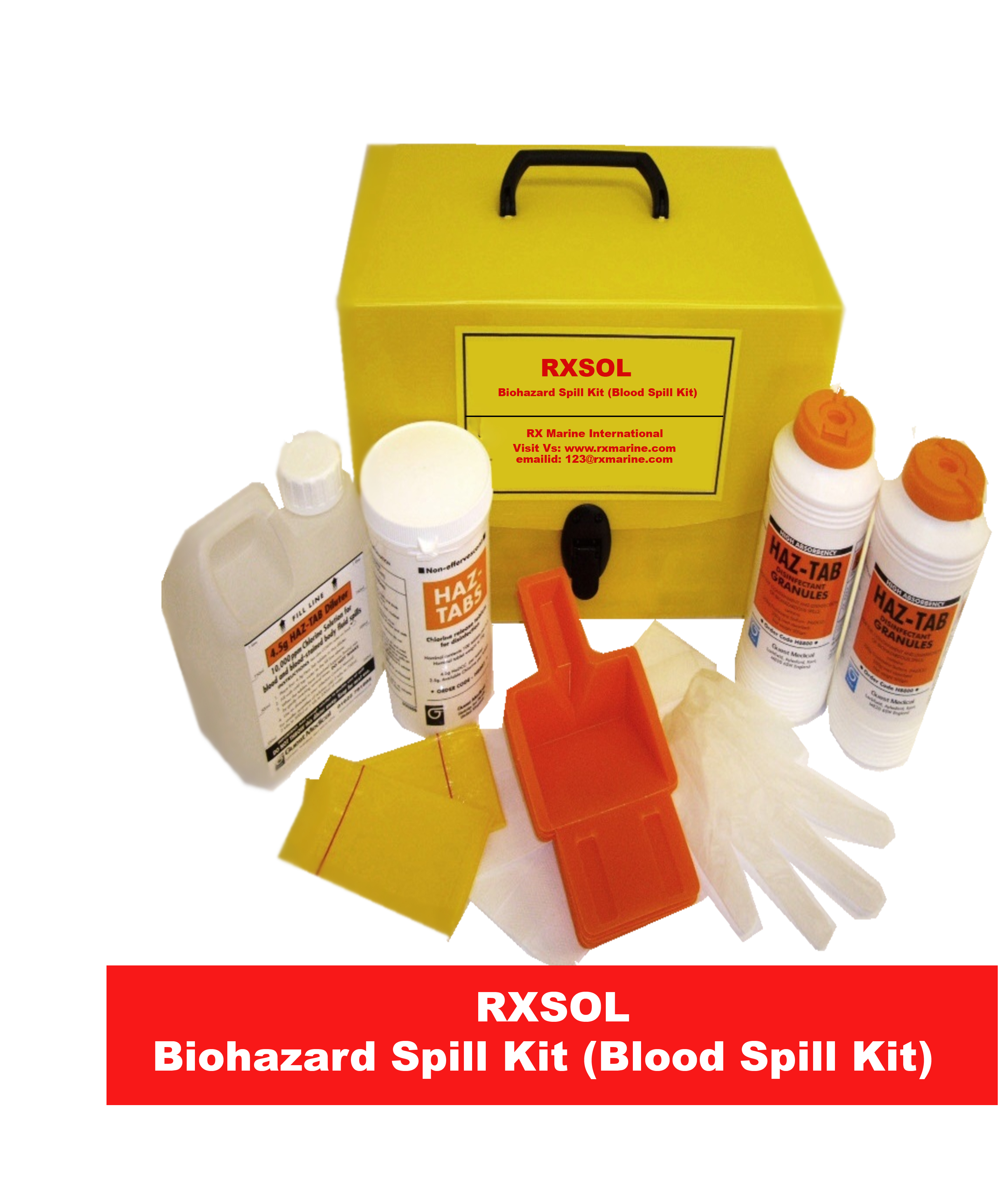 Biohazard Spill Kit  Blood Spill Kit
